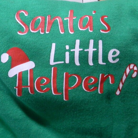 Santa's Helper Christmas Bodysuit Hat Socks Set Infant by Bloomin' Baby NWT - Picture 4 of 4